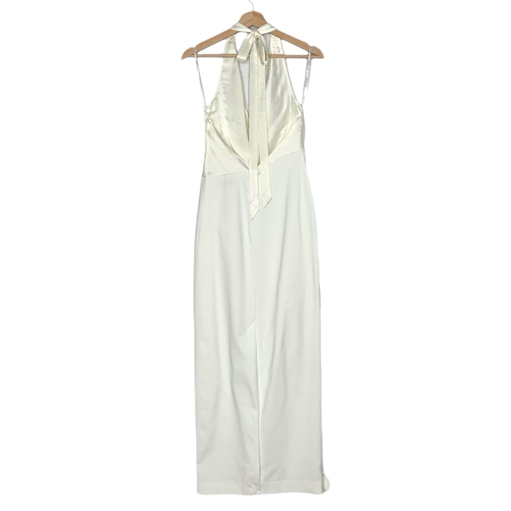 SHONA JOY Dillon Cowl Neck Maxi Dress in Seabreeze White Size 4 - Picture 11 of 16